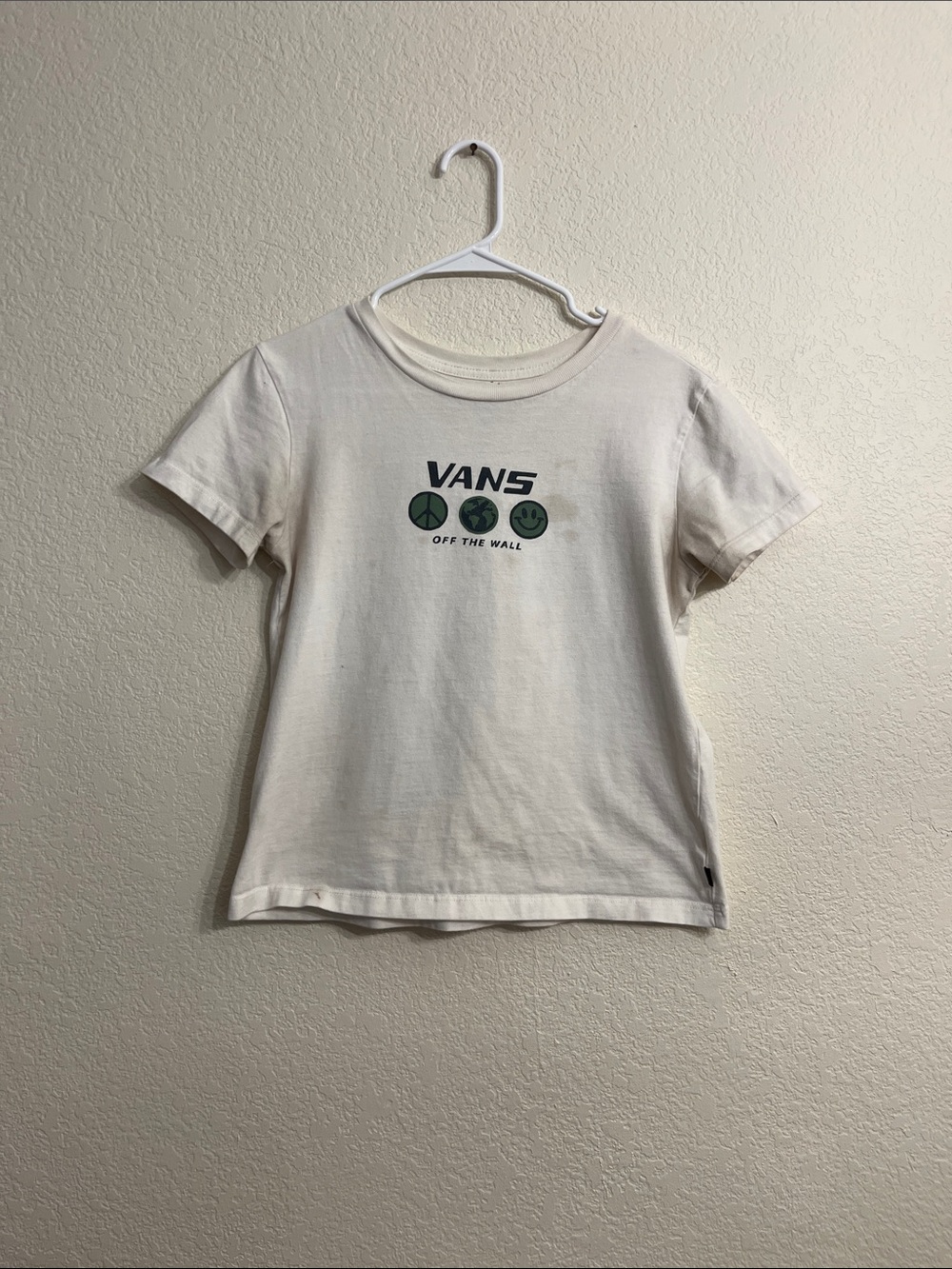 Vintage Vans White baby Tee